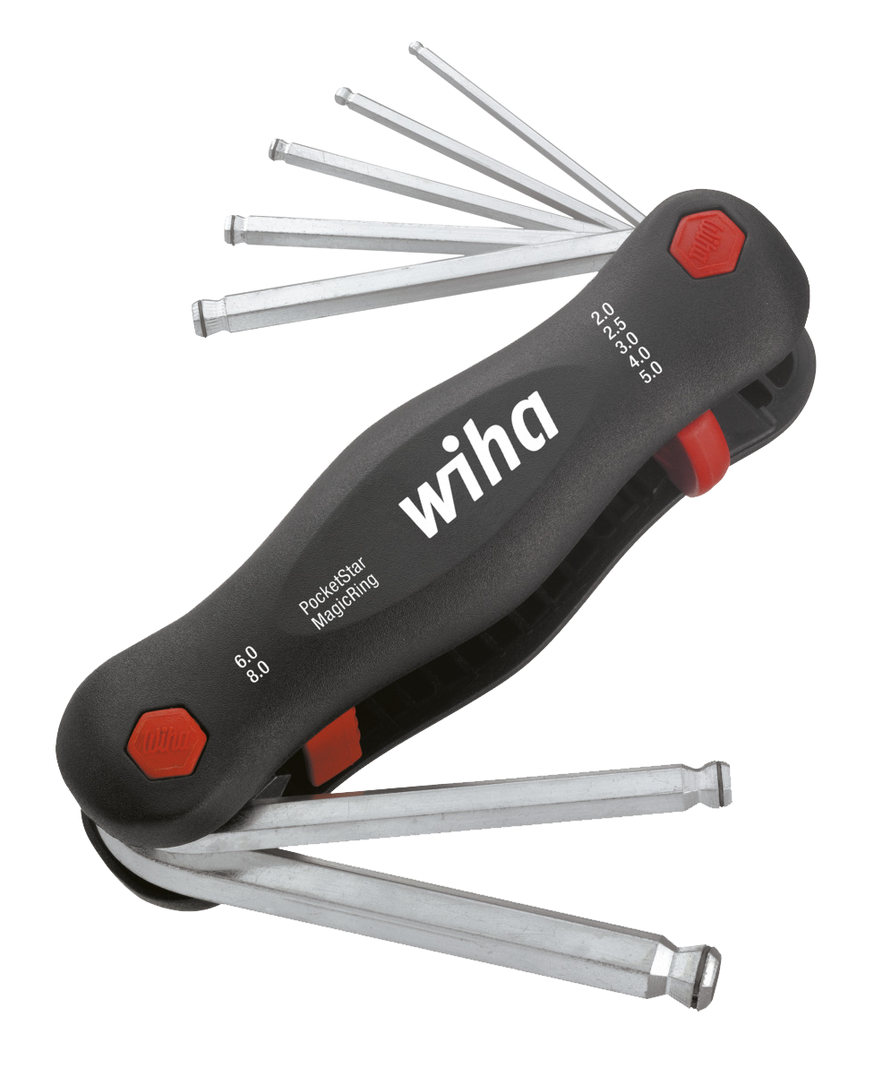 WIHA Inbussleutelset Kogelkop MagicRing PocketStar Mini uitklaphouder - 01c86674 2d77 4b75 8e49 172b988a0317 - 20012953