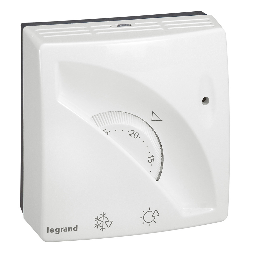 Legrand Thermostaat opbouw wisselcontact, wit - 049898 legrand 1000 - 20038597