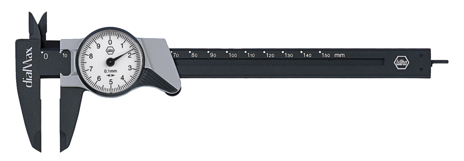 WIHA Klokschuifmaat DialMax 4112 aflezing 0,1mm 150mm in blister - 05268c90 7850 442c 8e93 f09a5cc2f644 - 20013297
