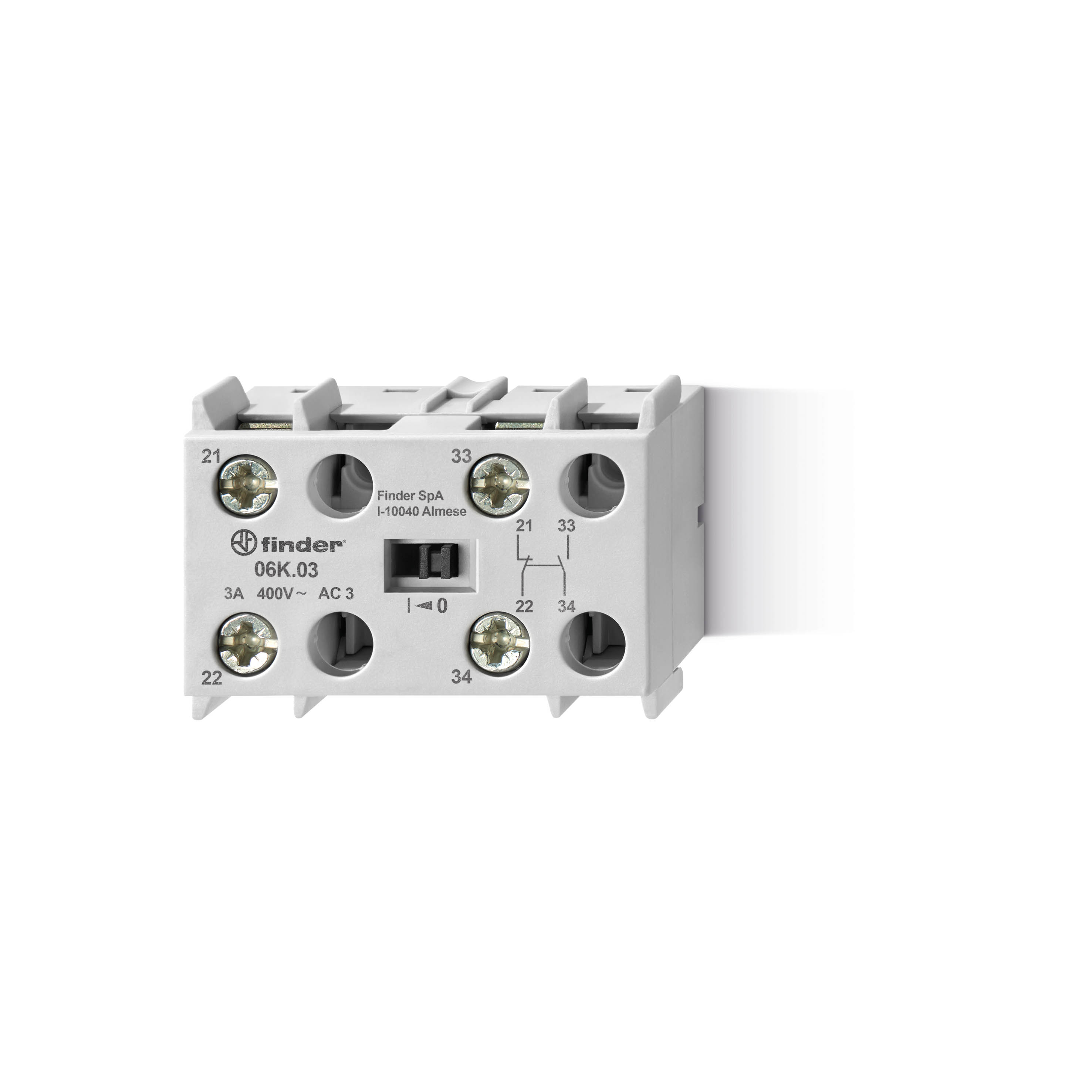 FINDER HULPCONTACTBLOK - 06k03 - 20005880