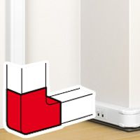 LEGRAND dlp snapon hoekstuk vlak 105 x 50 075642 - 075641 pw 134902 - 6353615