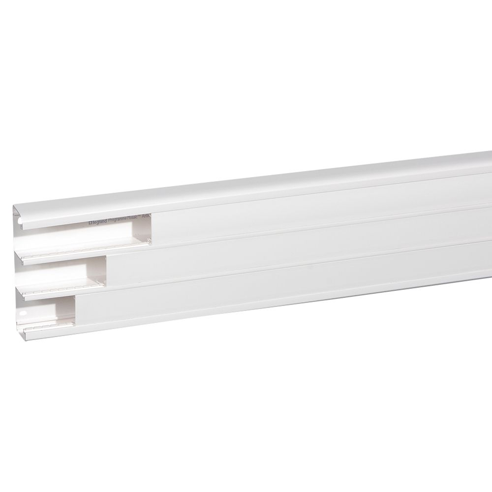 Legrand DLP snap on wandgoot 50x180x2000mm 3 comp. antibacterieel - 075704 legrand 1000 - 20038646