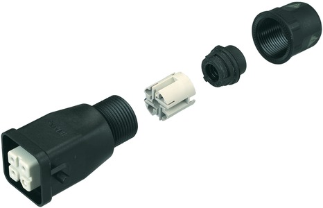 HARTING Han 3A with Harax  / Female - 09 20 003 0445 rgb01 web - 20033320