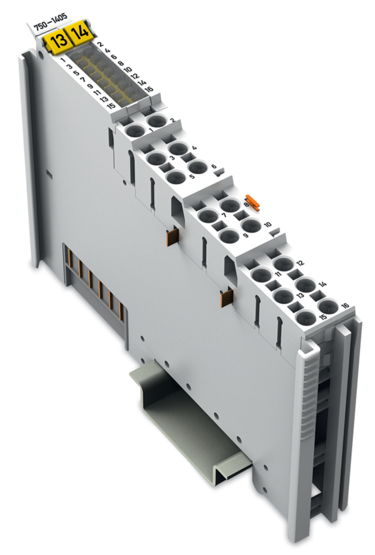 WAGO 16-kanaals digitale ingang 24vdc lichtgrijs 750-1405 - 0aa965a9 8598 4716 b555 f7d3fec116a6 - 11003419