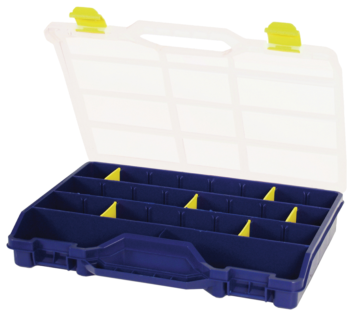 TAYG ass. doos leeg middel geel/blauw 378x290x61mm 26 vakken - 0d727ef5 ec46 4c0d b879 949e602f55e2 - 332299