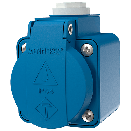 Mennekes Wandcontactdoos 16A2p+PE IP44 - 10119 - 20012838