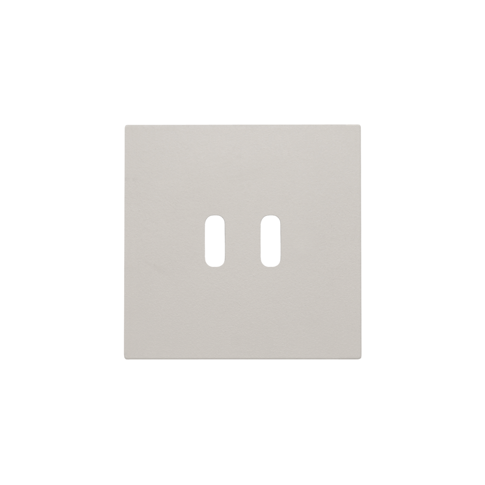 Niko Afwerkingsset voor dubbele smart USB-C-lader, light grey - 102 68003 foto - 20196642