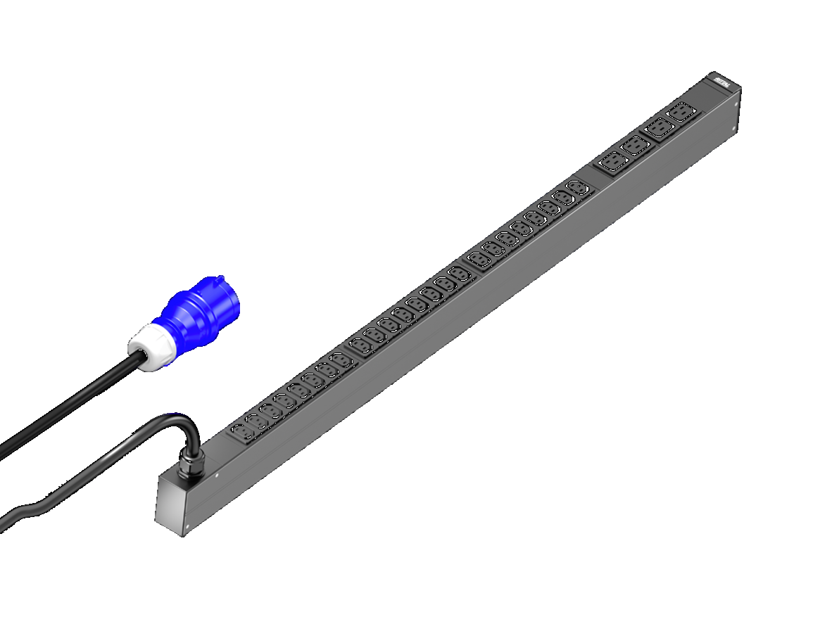 Rittal PDU Basic 16A/1F CEE 24xC13 / 4xC19 - 1081px fri191444795 - 20135813