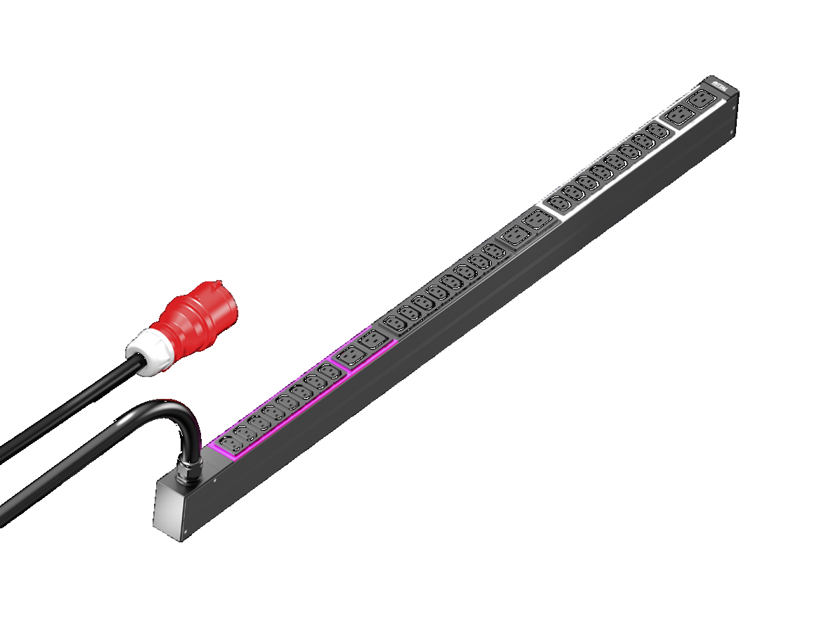 Rittal PDU Basic 16A/3F CEE 24xC13 / 6xC19 - 1081px fri191444995 - 20135823