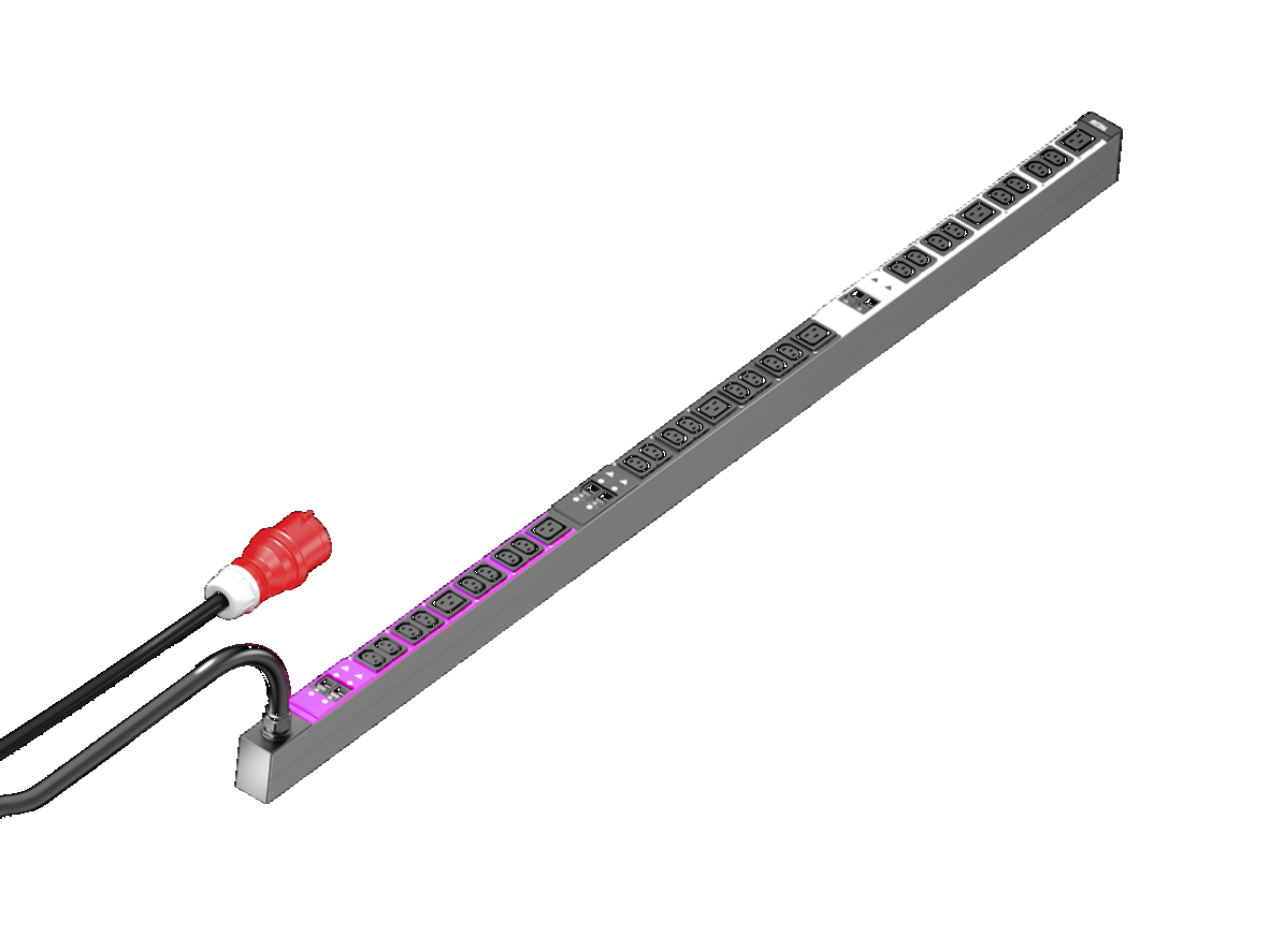 Rittal PDU Basic 32A/3F CEE 24xC13 / 6xC19 - 1081px fri191445095 - 20135824