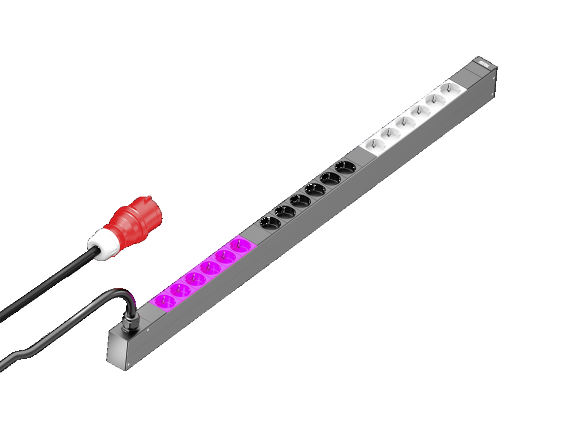 Rittal PDU Basic 16A/3F CEE 18xSchuko - 1081px fri191456995 - 20135820