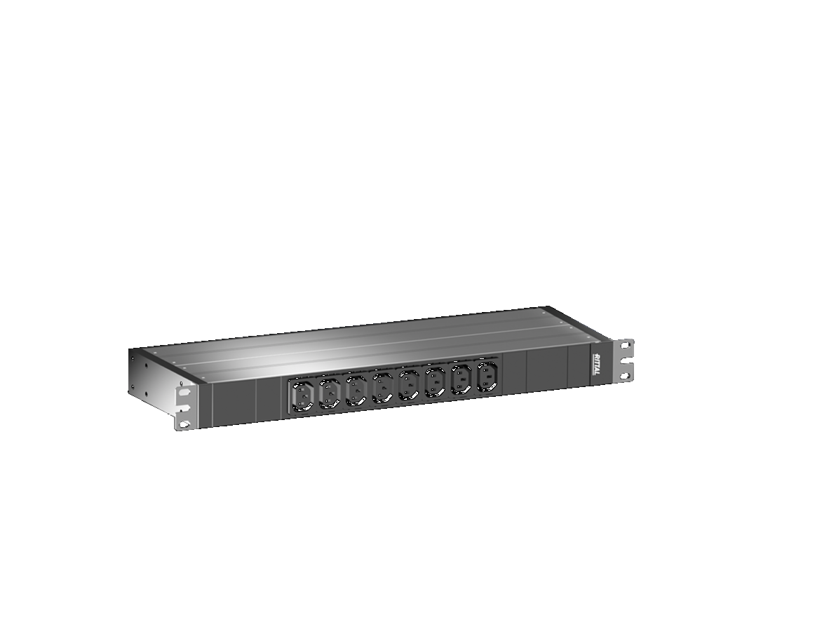 Rittal PDU 19i Basic 16A/1F C20 8xC13 - 1081px fri191513495 - 20135805