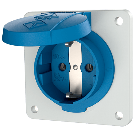 Mennekes Inb.WCD 16A2P+A 230V IP54 SCHUKO blauw - 11031f - 20020712