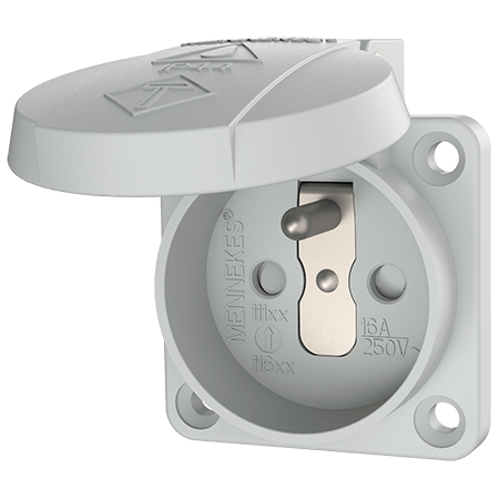 Mennekes Inb.WCD 16A 2P+A 230V IP44 KI BE grijs - 11180 - 20020723