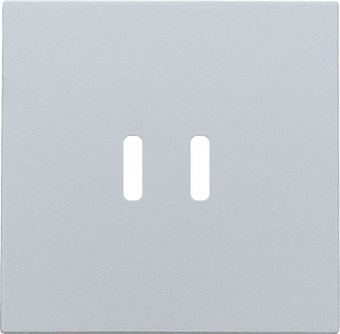 Niko Afwerkingsset voor dubbele smart USB-C-lader, sterling coated - 121 68003 - 20196643