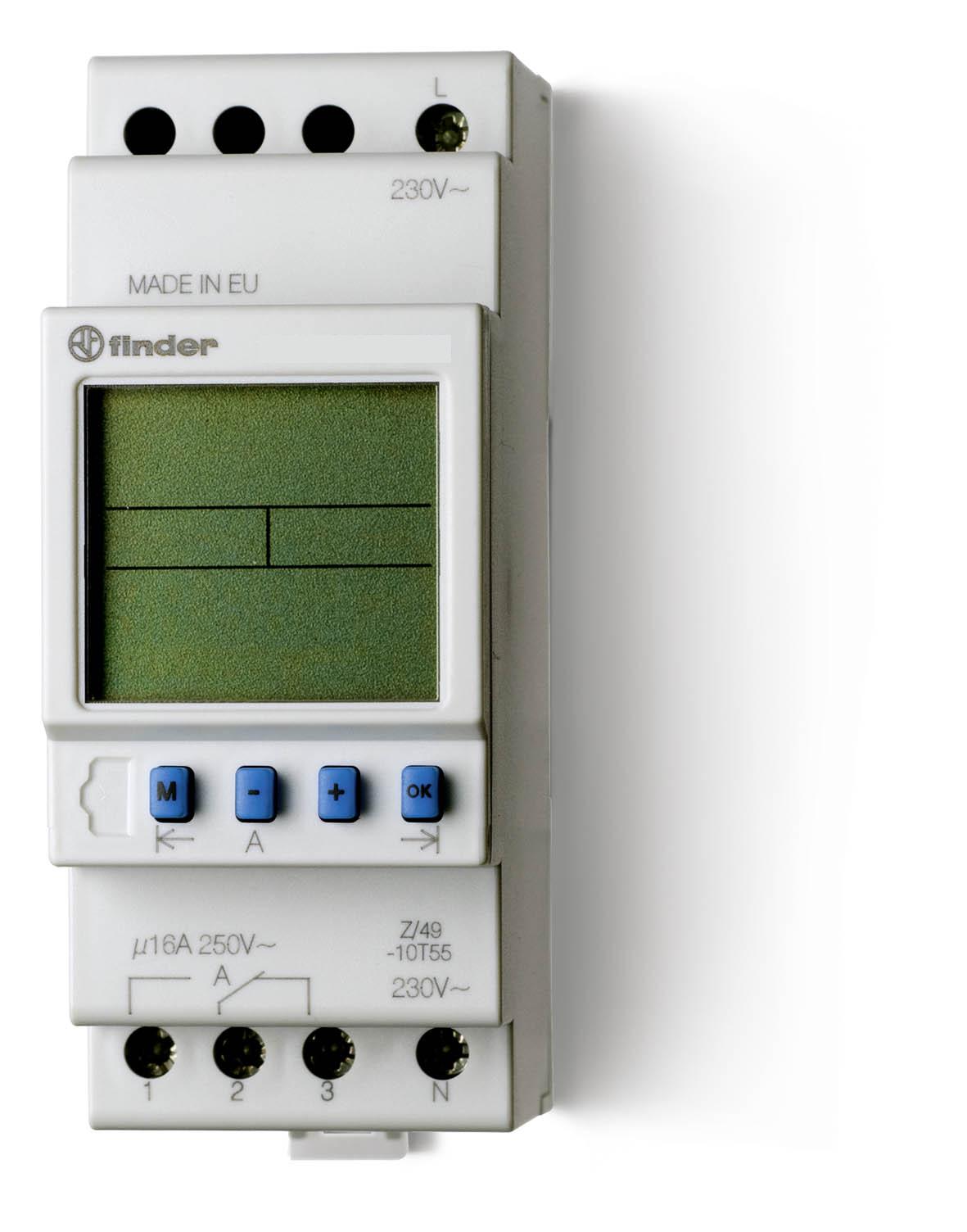 Finder FIN TIJDSCH.KLOK 1W 16A 24VUC - 1221 - 20006001