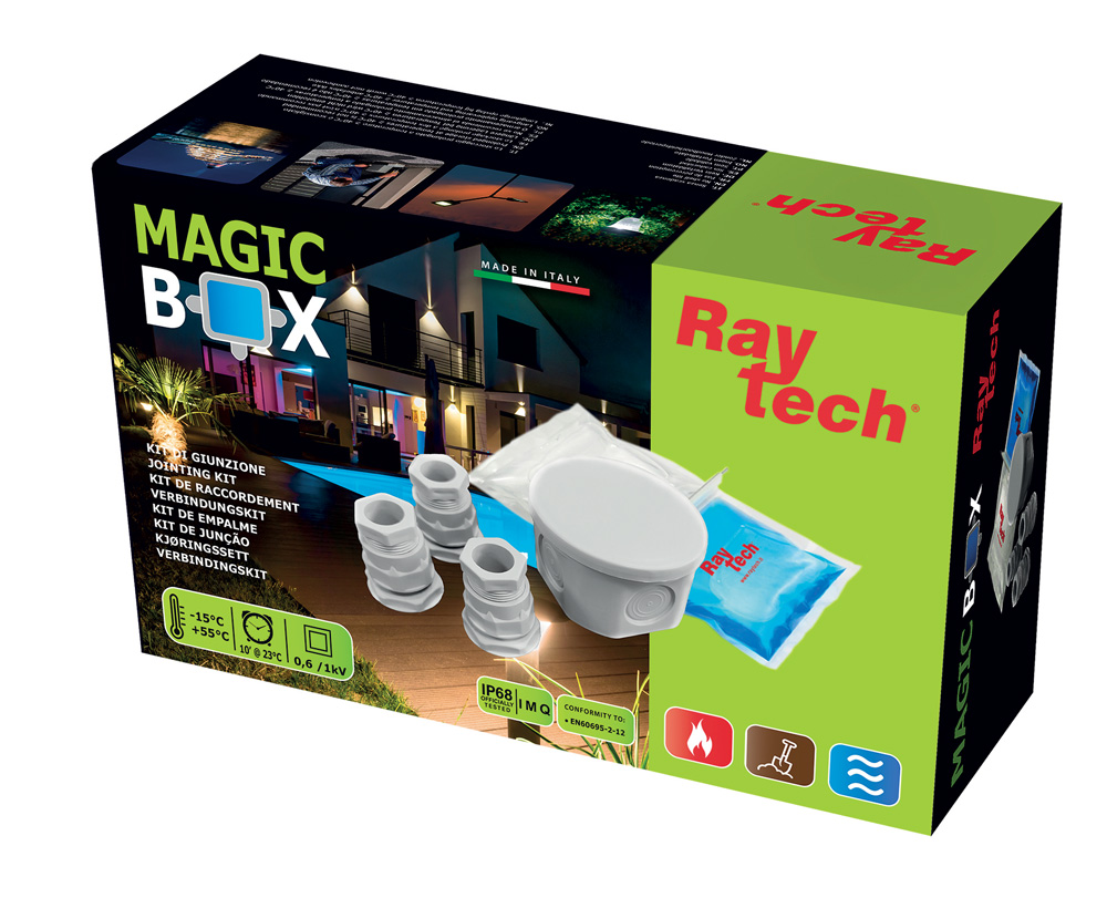 Raytech Magic box 80 waterdichte kabeldoos - 131500046 - 20005307