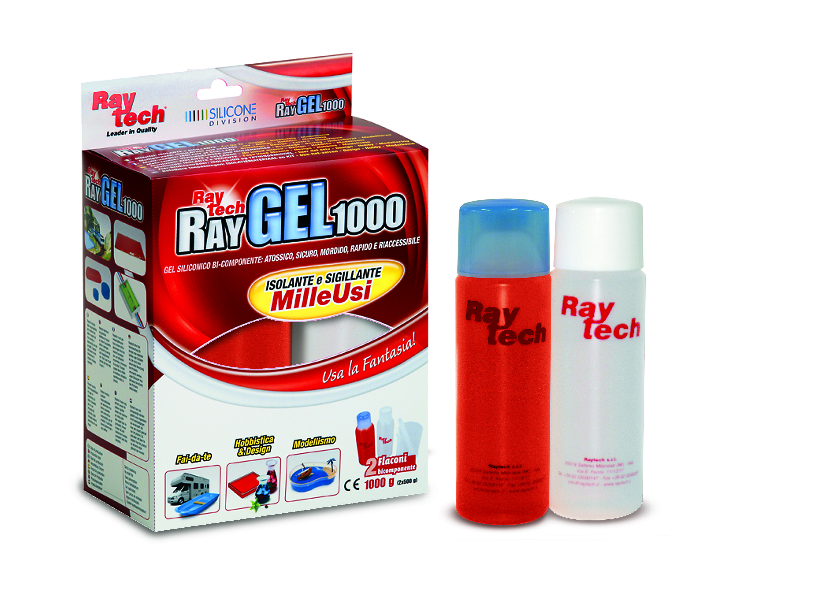 Raytech Flaconverpakking RayGel rd 1000ml - 131500081 - 20005314