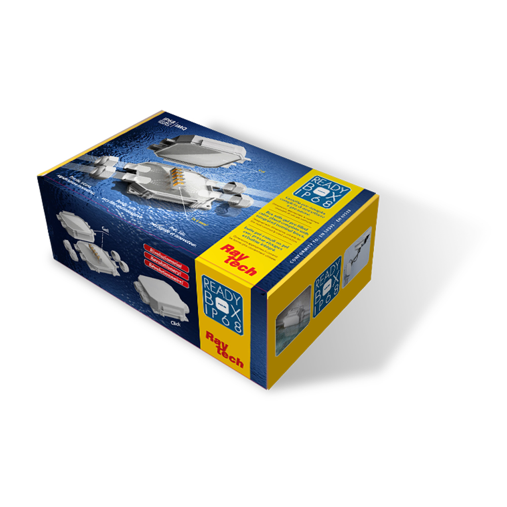 Raytech Ready Box kabeldoos IP68 120x100x50 - 131500254 - 20005335