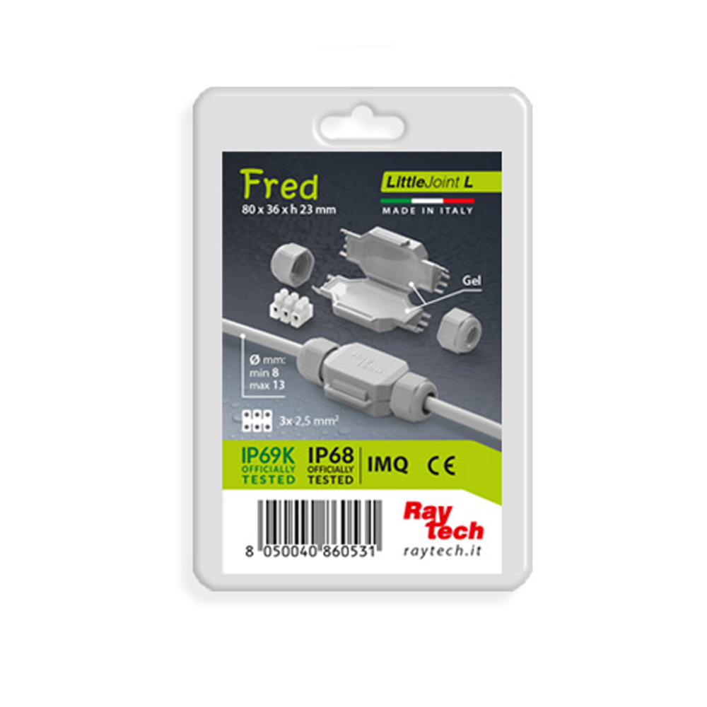 Raytech FRED 3x2,5mm2 multipack (10 st) - 131500258 - 20005339