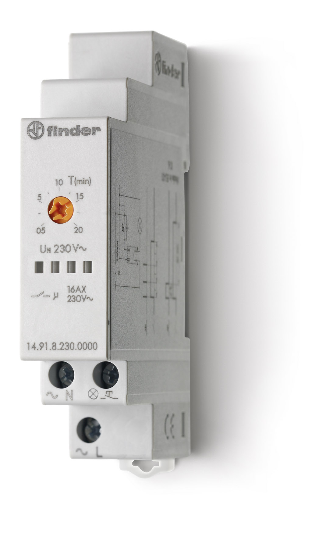 Finder FIN TRAPPENH.AUT 1M 16A 230VAC - 1491 - 20006051