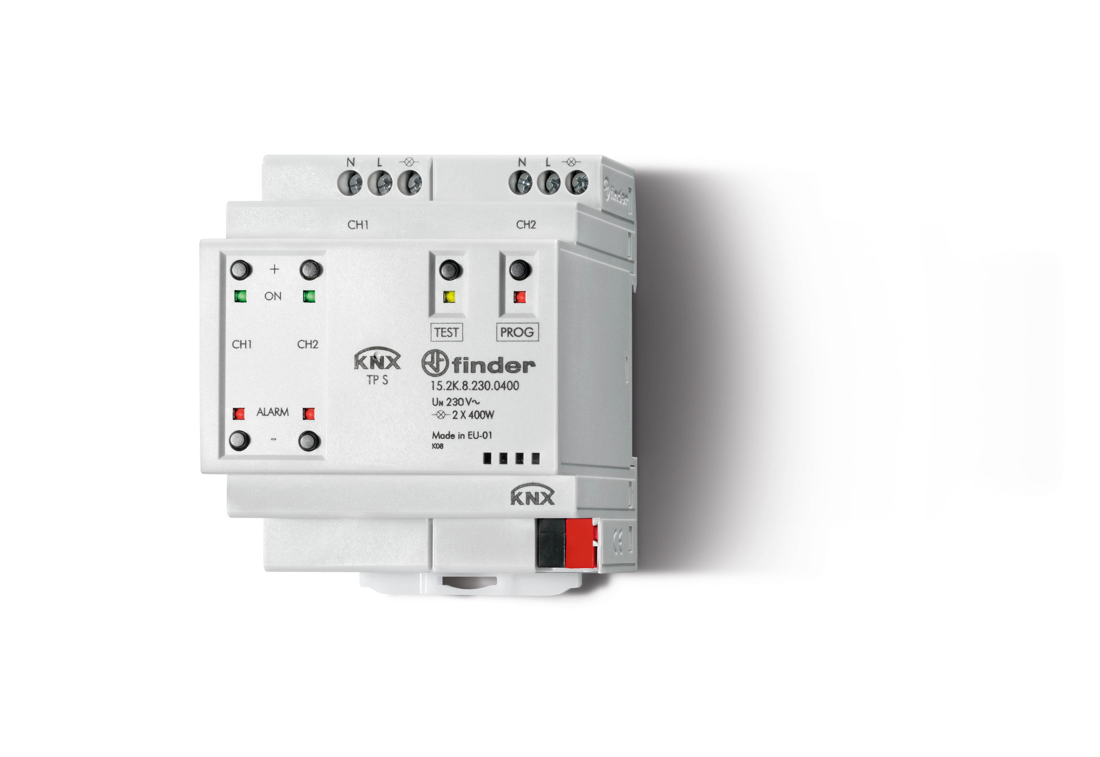 Finder FIN KNX DIMMER 2 KANAALS 230VAC - 152k82300400 - 20006056