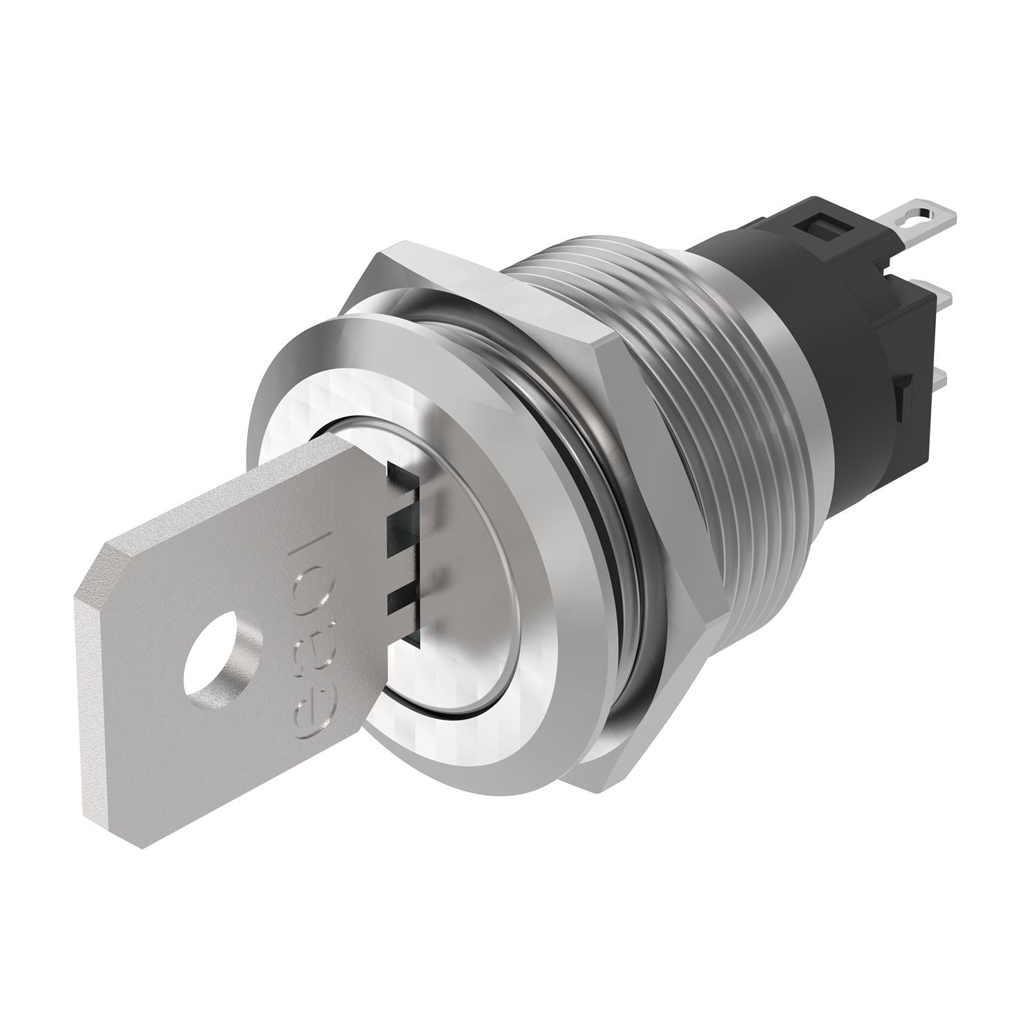 EAO Keyswitch maintained 22mm  SUS 304 flush/flat Ag plugin - 18493444c13be8601601c9eb3b21e0eb - 20194568