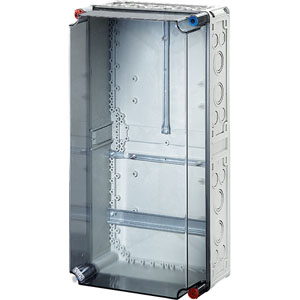 Hensel Mi kWh meterkast IP65. +extra DIN-rail. 300x450x214mm. Transp. deksel - 2000082 etim internet - 20010942