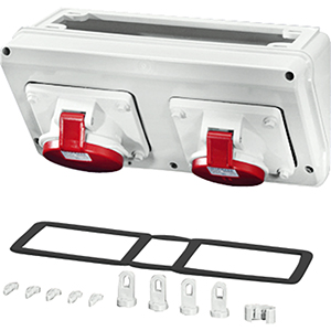 HENSEL connectionbox 1x16a 5-polig 1x32a MICB12 - 20001084 etim internet - 11002585