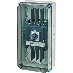 Hensel Mi Vermogensautomatenkast 400A. 4 polig. BM4. 300x600mm. +PE klem - 20001490 etim internet - 20011105