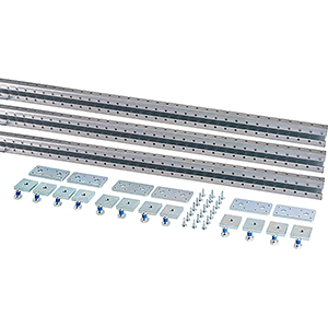 Hensel Mi U profiel Montage rail L=3x 2000 mm + railverbinders en schroeven - 20001517 etim internet - 20011213
