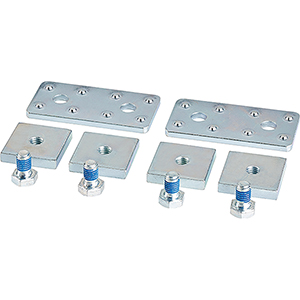 Hensel Railverbinder 2 voudig voor U profiel Montage rail (set 2 st) - 20001524 etim internet - 20011268