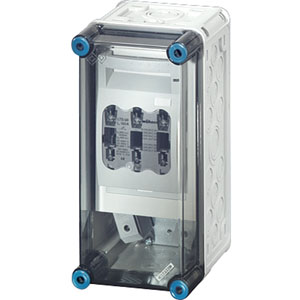 Hensel Mi Lastscheiderkast IP65. 1x160A NH00 3p. BM1. 150x300mm. +PE/Nul klem - 2000188 etim internet - 20010979
