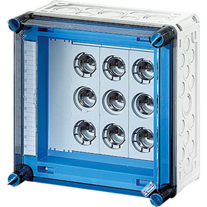 Hensel Mi Zekeringkast IP65. 3x63A 3p DIII E33. op Rail 250A 5polig. 300x300 - 2000625 etim internet - 20010964