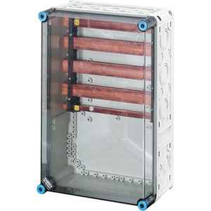 Hensel Mi Railsysteemkast IP65. 630A. 5-polig. BM3 300x450mm. Verticaal - 2000790 etim internet - 20011009