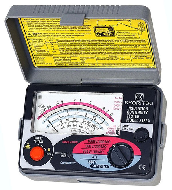 Kyoritsu Compacte Analoge Isolatieweerstandmeter - 20200922141857971 2024014229 - 20037213