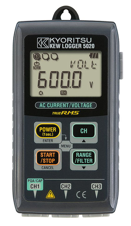 Kyoritsu Driekanaals TRMS AC Stroom/Spanning/Eventlogger, 60.000 metingen - 20200922141859221 301584605 - 20037226