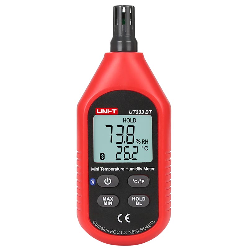 UNI-T Thermo/Hygrometer, -20 - 60&deg;C,  0% - 100%RH met Logging & Bluetooth - 2020092214190419 1620729568 - 20037390
