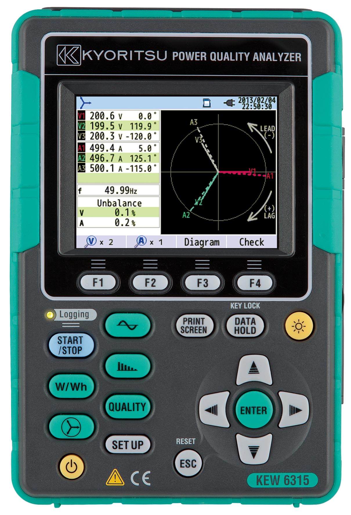 Kyoritsu Driefase Power Quality Analyser inclusief software en koffer - 202009221419048 1123336899 - 20037233