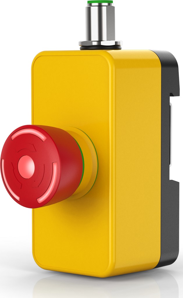 EAO Smart Box, gele behuizing , M12, BR84, met E-Stop (2NC, onverlicht) - 2023012608152799 1177738791 - 20044608