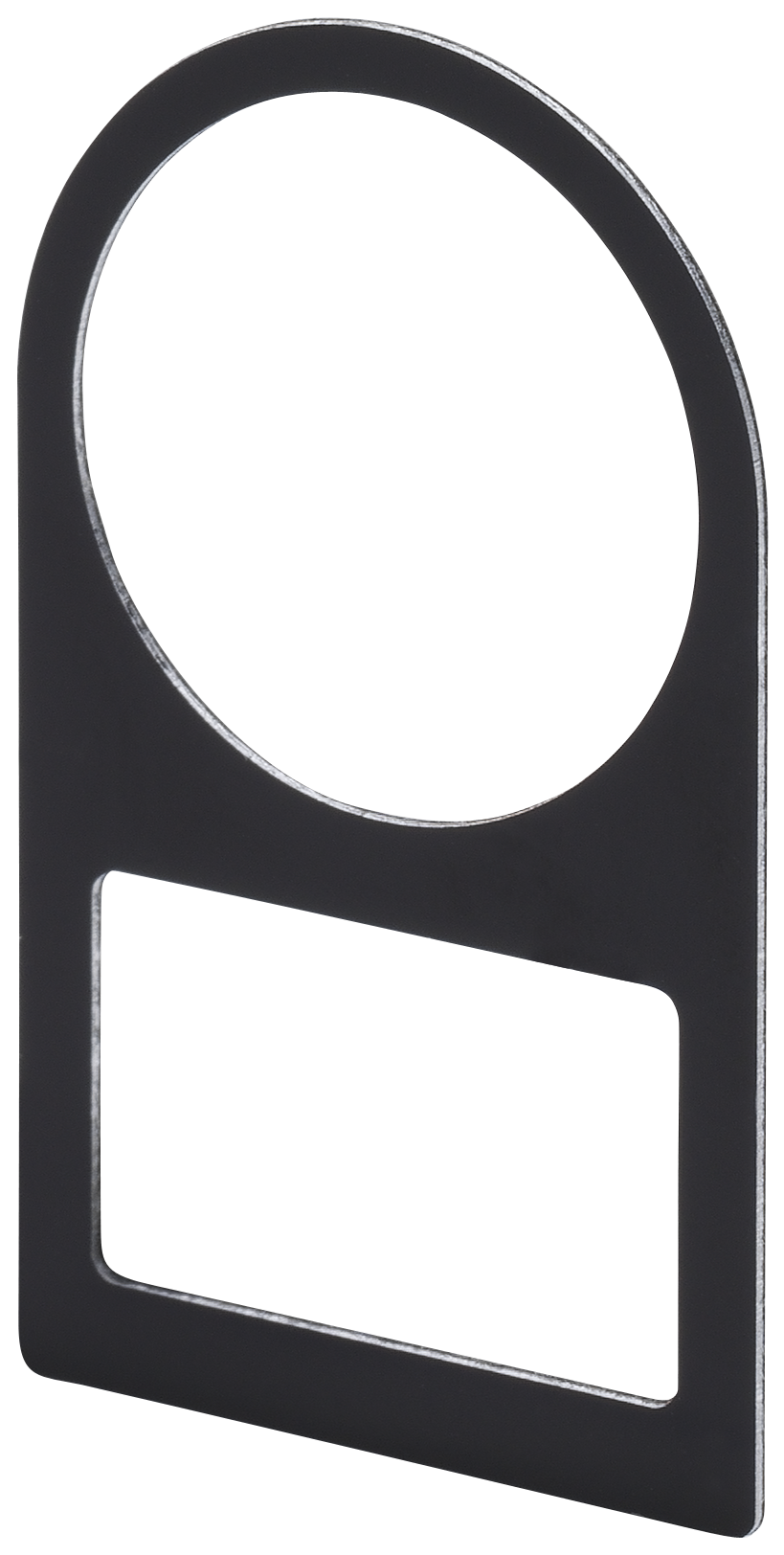 EAO Tekstplaathouder zwart, t.b.v. serie 61/71/84 - 20230221123014356 1175618885 - 20043511