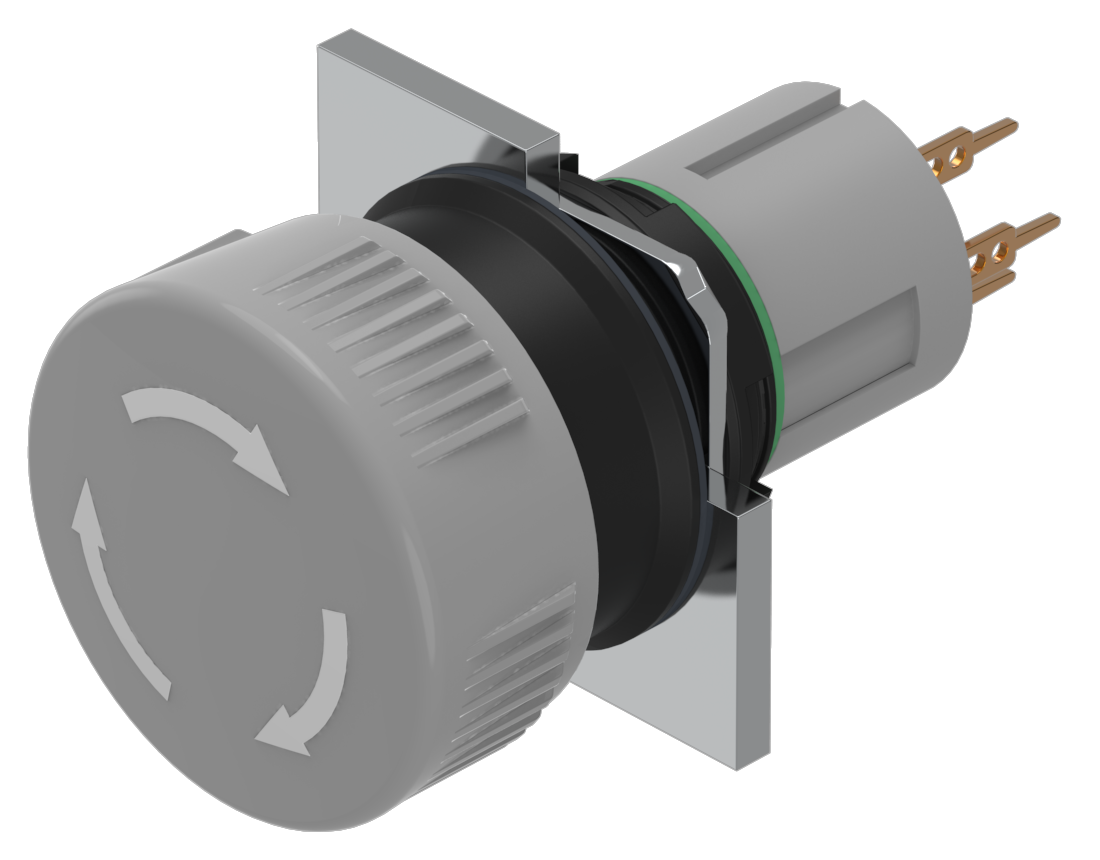 EAO Stop Switch with twist release grey 1NC+1NO U gold - 20230221123020216 1925346852 - 20042903