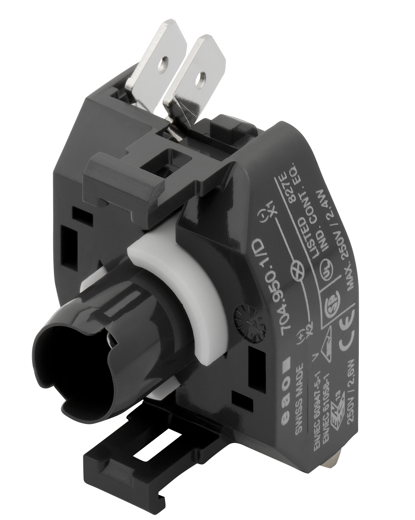 EAO Lamphouder met vernikkelde dubbele faston aansluitingen 6,3mm - 20230221123106575 1141817177 - 20044505