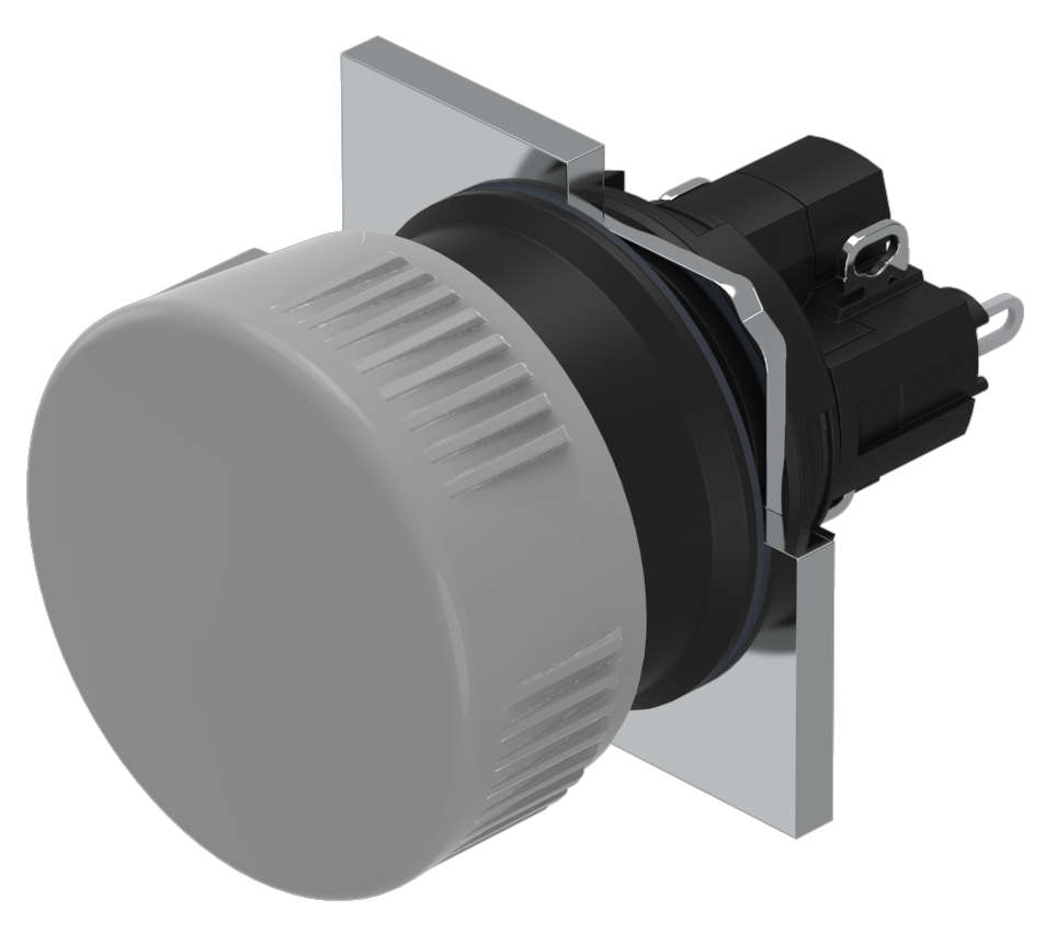 EAO Mushroom-head pushbutton momentary 1NC+1NO S grey - 20230221123623201 1486677833 - 20042858