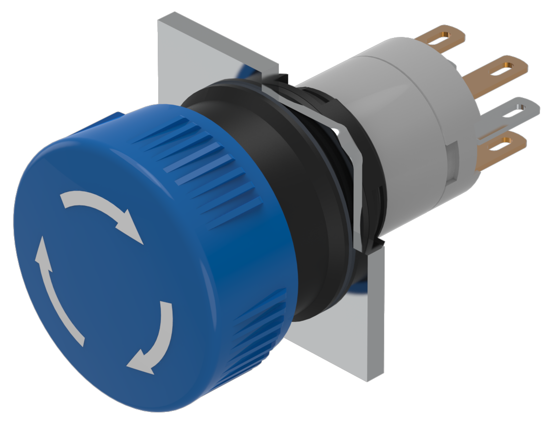 EAO Stop Switch with twist release blue 1NC+1NO S1 - 20230221123912468 680942365 - 20042896