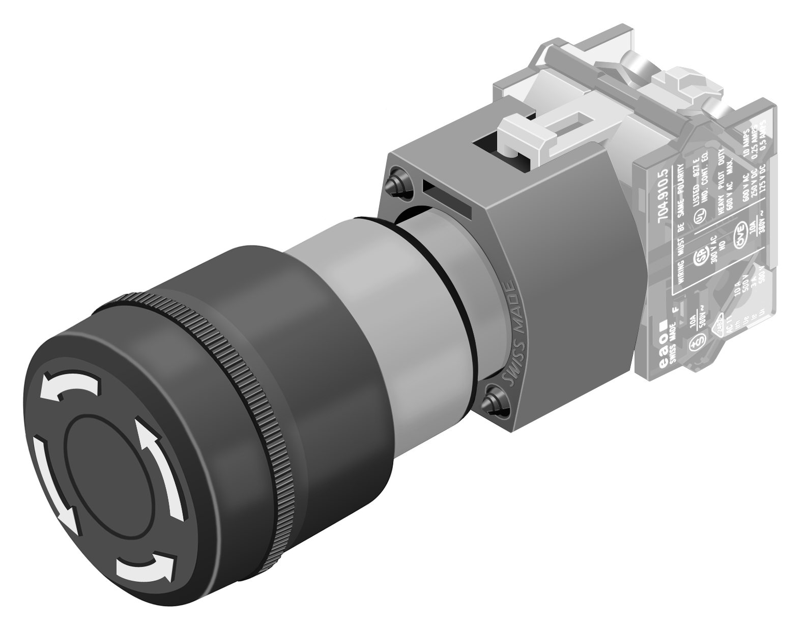 EAO 704.064.2 noodstop met draaiontgrendeling ge/ro 37mm - 20230221124046202 1146463345 - 8100418