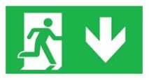 ECOLIGHT pictogram nooduit onder PSN/EURO/UE - 2100194 - 2100194