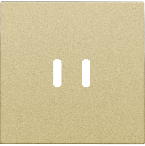 Niko Afwerkingsset voor dubbele smart USB-C-lader, gold coated - 221 68003 - 20196653