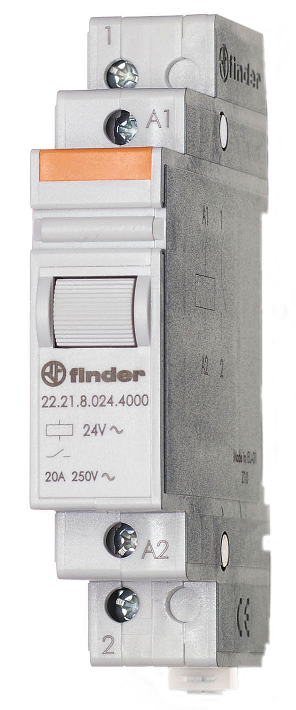 Finder FIN RELAIS 1M 20A 8VAC - 2221 - 20006138
