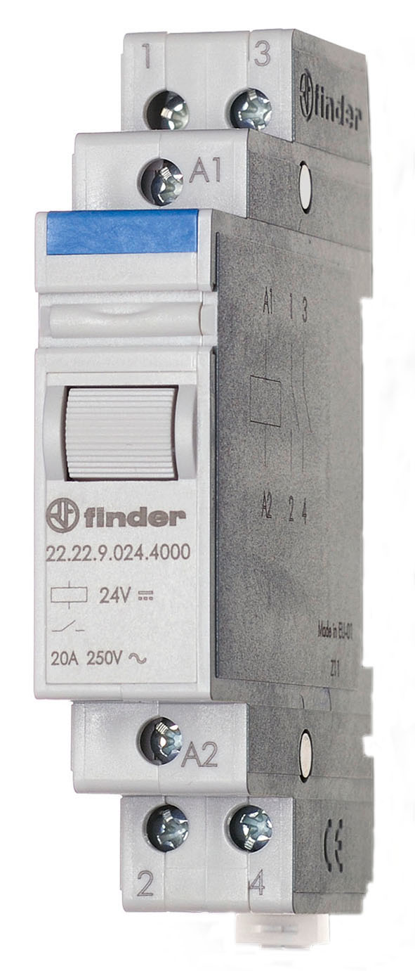 Finder FIN RELAIS 2M 20A 8VAC - 2222 - 20006146
